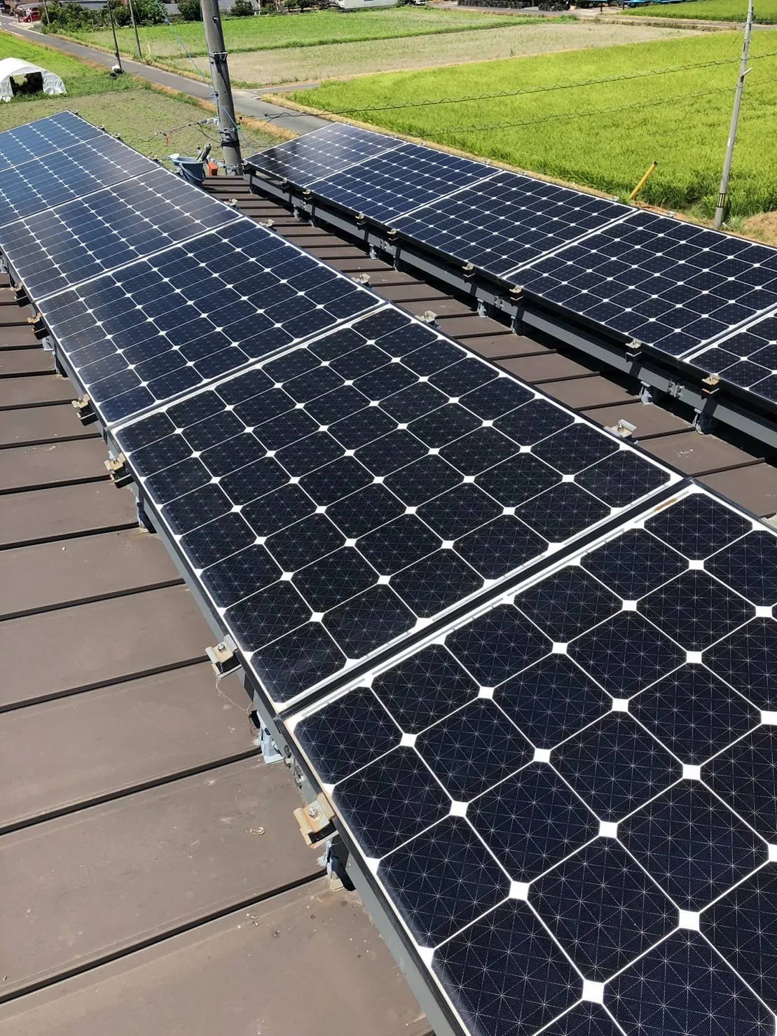 太陽光パネル洗浄工事