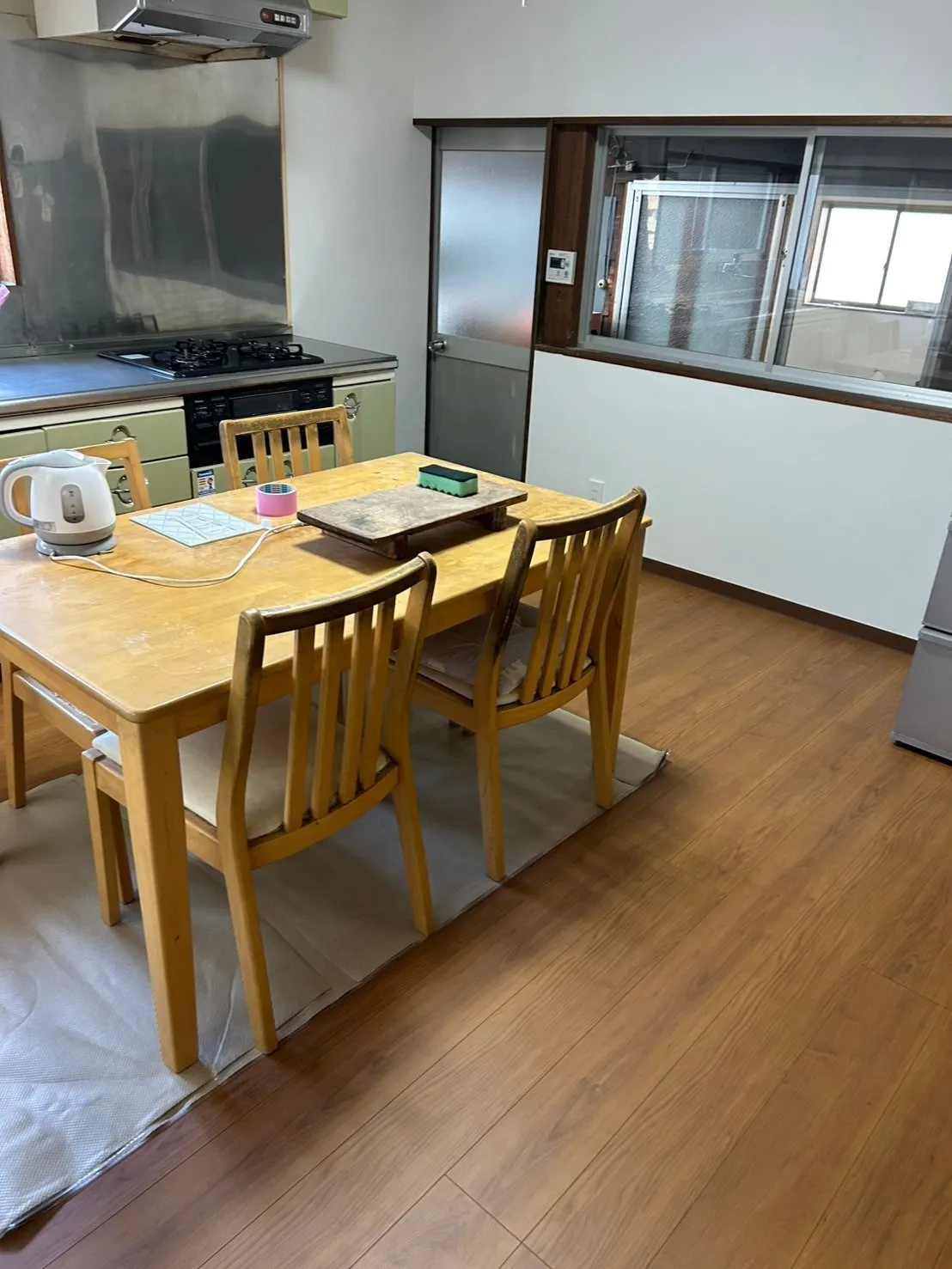 キッチン床張替工事
