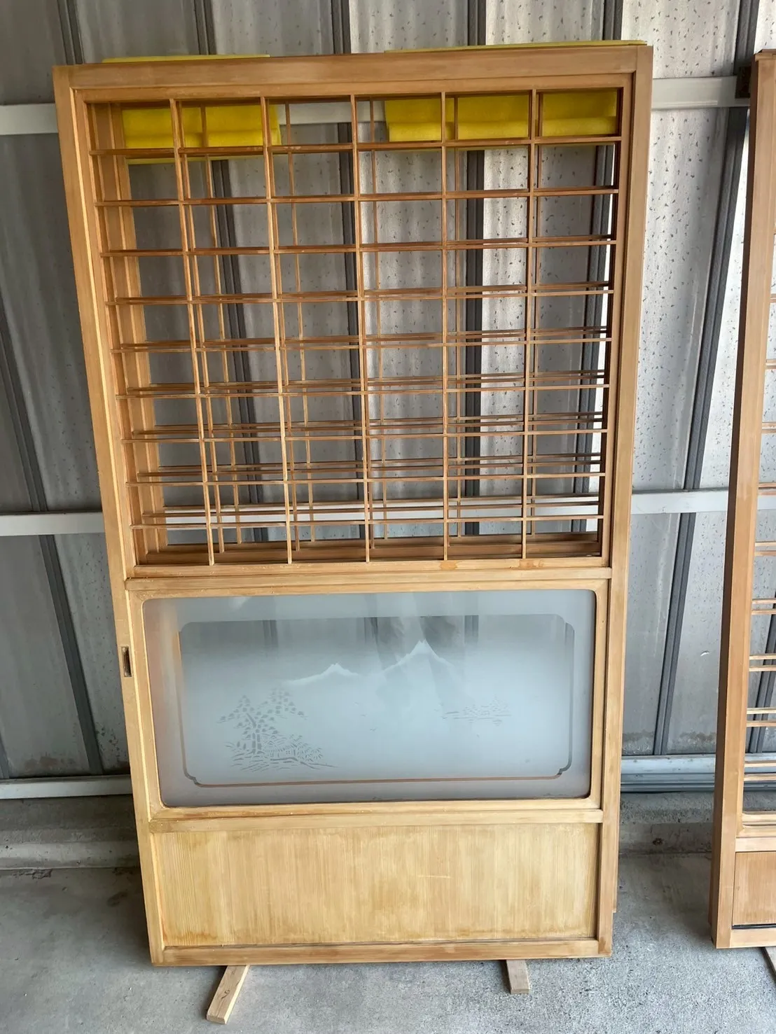 建具 障子枠洗浄