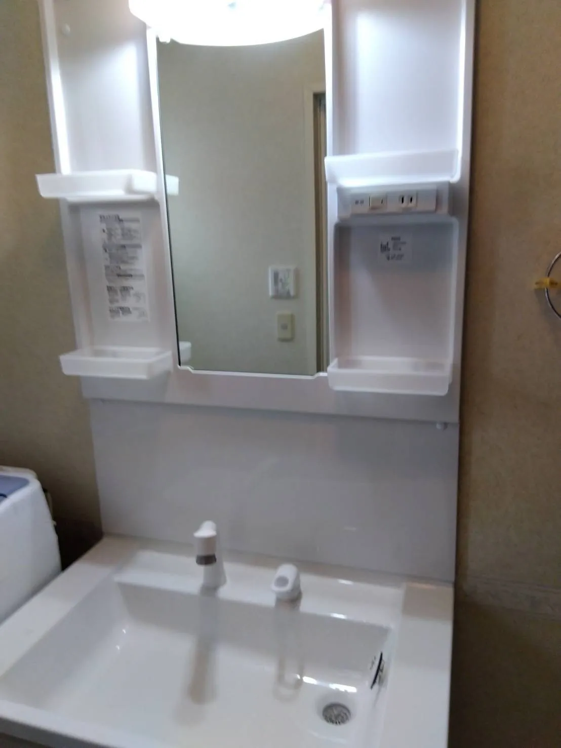 洗面台取替工事