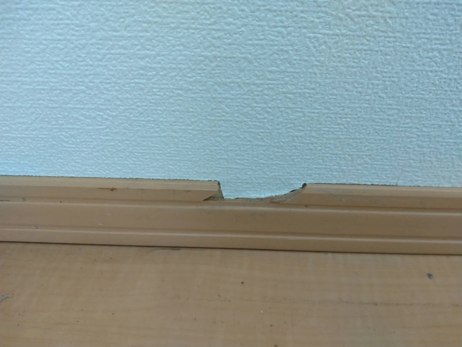 巾木のキズ補修(リペア)